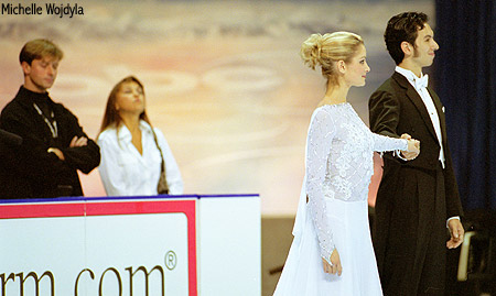 Tanith Belbin &amp; Ben Agosto with coaches Igor Shpilband &amp; Marina Zoueva