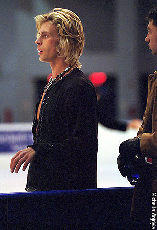 Peter Tchernyshev at the practice rink 