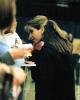 Naomi Lang signs autographs at the practice rink