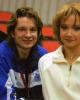 Maxim Shabalin &amp; Oksana Domnina at the practice rink