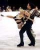 Elena Grushina &amp; Ruslan Goncharov at the practice rink