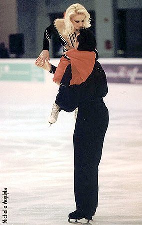 Galit Chait &amp; Sergei Sakhnovski at the practice rink