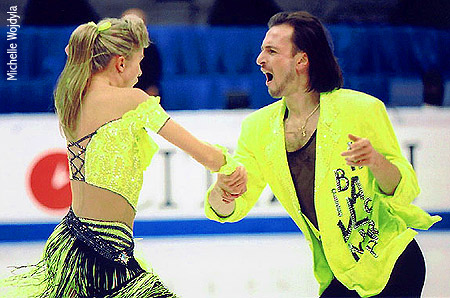 Irina Lobacheva &amp; Ilia Averbukh at practice at the MCI Center