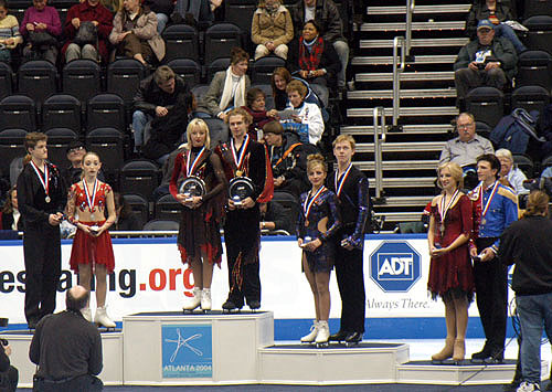 Junior Ice Dance Podium