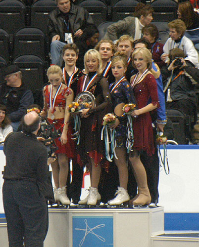Junior Ice Dance Podium