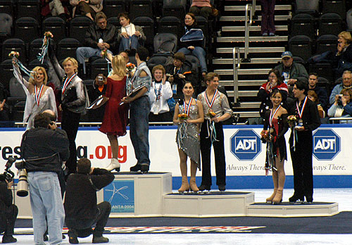 Senior Ice Dance Podium