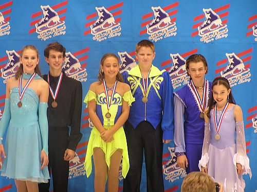 Juvenile Free Dance Medalists