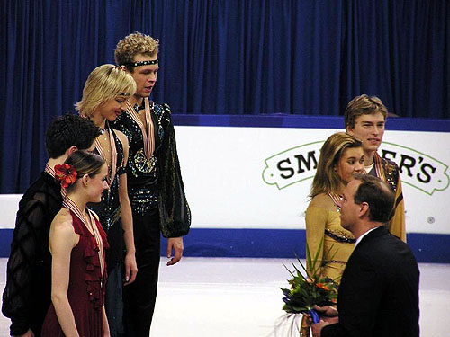 Flowers are presented.