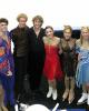 The junior medalists post-ceremony