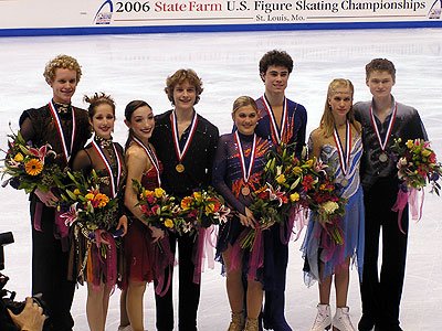 The 2006 junior ice dance medalists