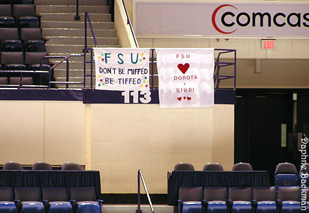 Some fan banners