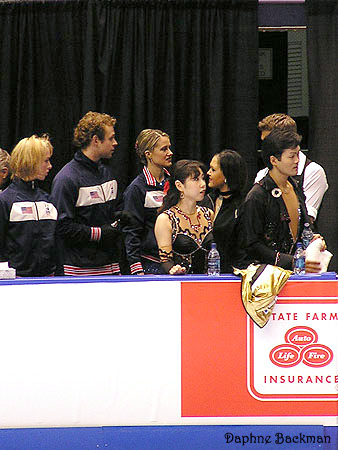 Waiting to take the ice