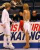 Albena Denkova &amp; Maxim Staviyski (BUL) with coaches Natalia Linichuk &amp; Gennadi Karponosov