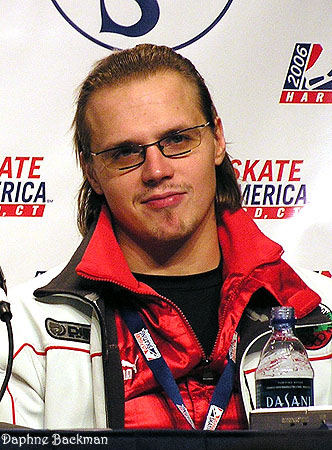 Maxim Staviyski after the free dance