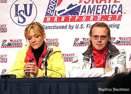 Albena Denkova &amp; Maxim Staviyski after the original dance