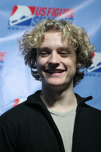 Charlie White in the mixed zone