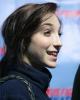 Meryl Davis in the mixed zone
