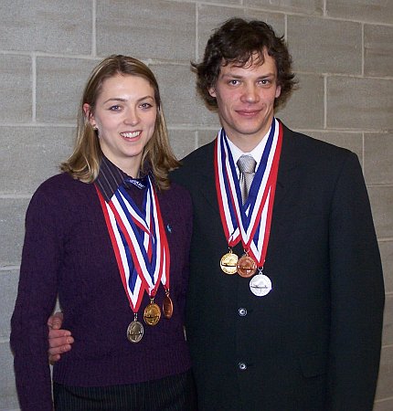 Coaches Yasa Netcheva and Iouri Tchesnitchenko