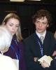 Yasa Netcheva and Iouri Tchesnitchenko speak to the media