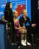 Tarrah Harvey &amp; Keith Gagnon with coach Megan Wing