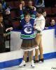 Lauren Senft and her Vancouver Canucks jersey