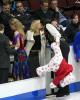 Kaitlyn Weaver &amp; Andrew Poje with coaches Mathew Gates and Shae-Lynn Bourne