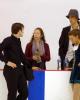 Janine Ashley Halstead &amp; Robert Knopf with coach Eve Chalom