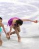 Caroline Zhang, Marissa Secundy, and Johnny Weir