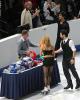 Autograph table for fan giveaways