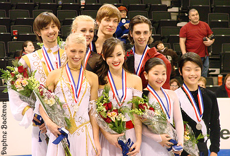 Smiling medalists