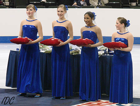 The medal ceremony is about to begin