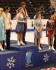 Getting ready to give the first medal in novice ice dance