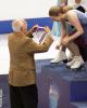 Chloe Wolf receives her gold medal