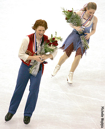 Chloe Wolf &amp; Rhys Ainsworth begin their victory lap