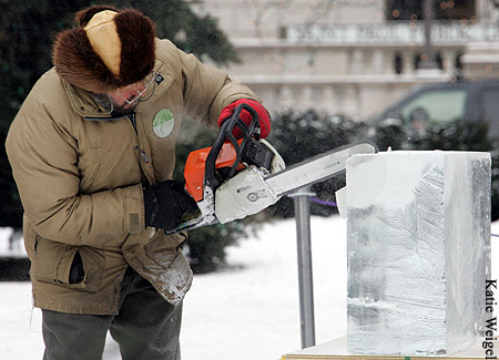 Ice sculptures