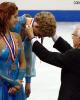 Evan Bates receives the final medal of the podium
