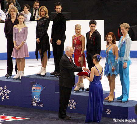 The presentation of medals