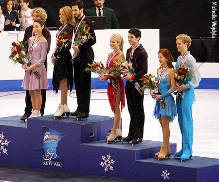 Posing for official podium portraits with Meryl paying attention this time