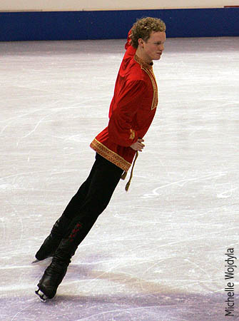 Evan Bates pushes the edge