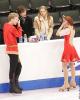 Emily Samuelson &amp; Evan Bates with coaches Yasa and Yuri