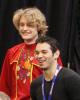 Charlie White with pairs skater Themi Leftheris