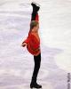 Evan Bates stretches
