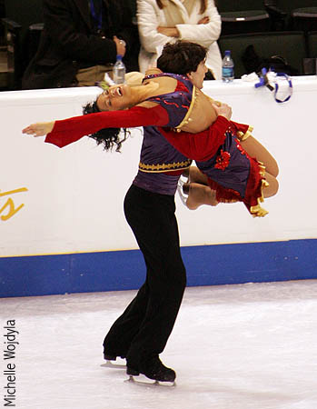 Lynn Kriengkrairut &amp; Logan Giulietti-Schmitt practice their OD