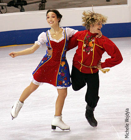 Uber perky Meryl Davis &amp; Charlie White run through their OD