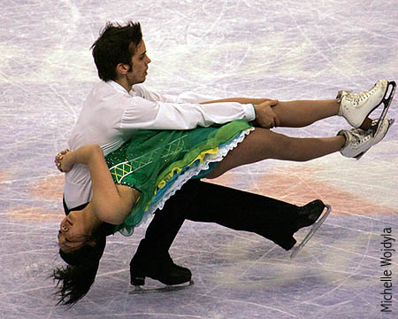 Stacy Kim &amp; Jonathan Harris during their OD run-through
