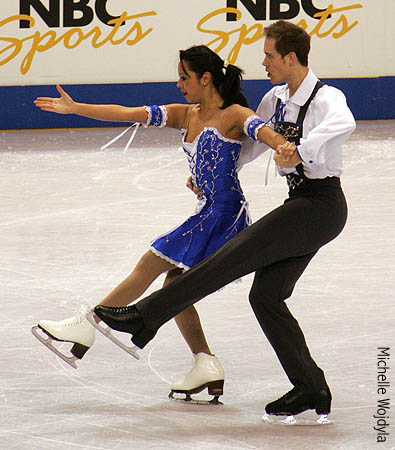Charlotte Maxwell &amp; Nick Traxler practice the Yankee Polka