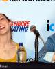 Meryl Davis &amp; Charlie White at the press conference following the original dance