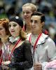 The medalists on the podium