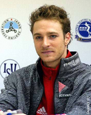 Fabian Bourzat at the press conference after the FD