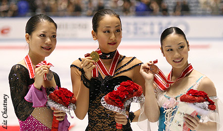 Japanese Ladies Sweep Podium